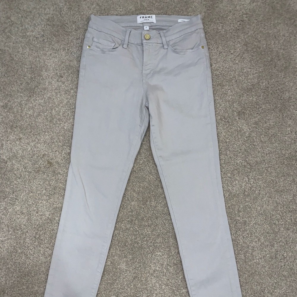 Frame Le Skinny De Jeanne Putty